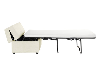 Twin Size Folding Ottoman Sleeper Bed With Mattress Convertible Guest Bed