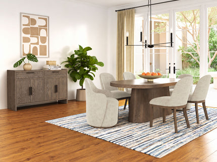 Cocoa - Swivel Barrel Chair With 360° Rotation - Ivory