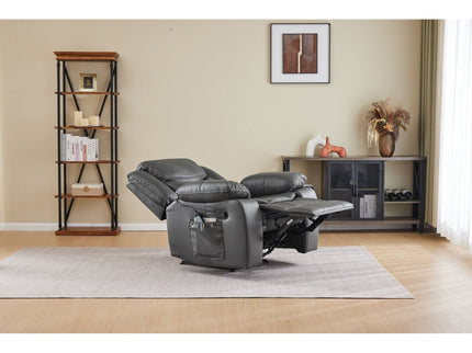Recliner Chair With Vibration And Heating - Gray