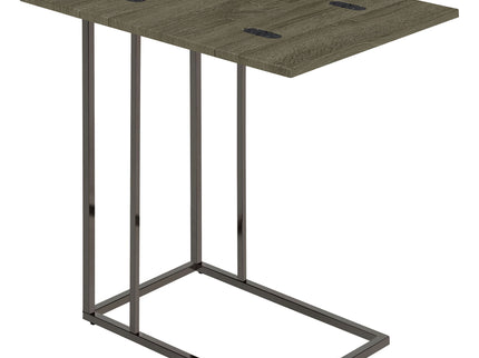 Mortimer - Snack Table With Expandable Top - Gray