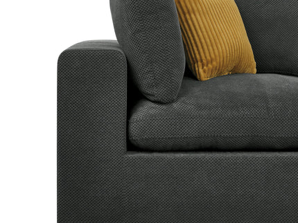 Custom Configuration Modular Sectional With Toss Pillows