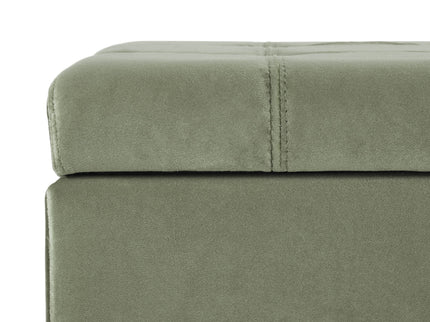 Wendover - Elegant Tufted Storage Bench With Lift-Up Top And Birch Wood Legs