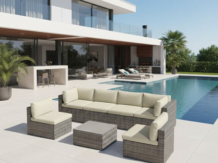 Modern Patio Set With Coffee Table