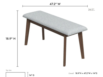 Carlos - Upholstered Bench