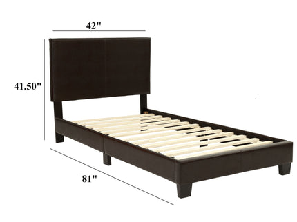 Upholstered Bed With Adjustable Headboard