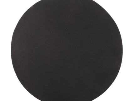 Outdoor Lightweight Concrete End Table With Half Sphere Top - Copper