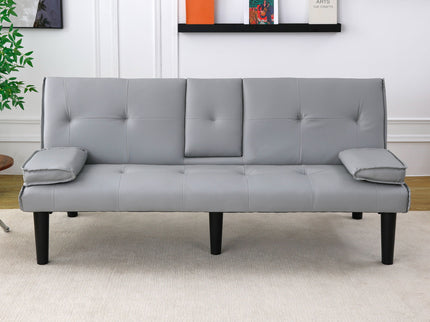 Sofa Bed With Foldable Design And Cup Holder
