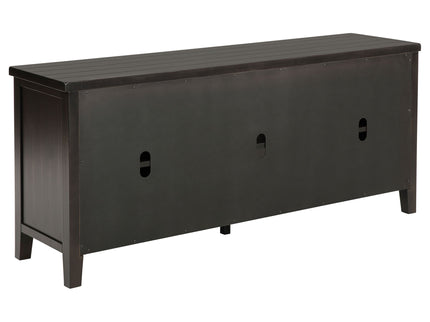 Sutter - 2 Door TV Stand With Mission Design - Dark Brown