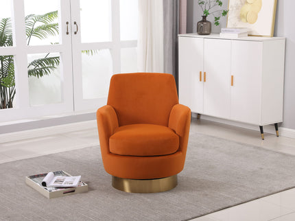 Teddy Swivel Barrel Chair, Swivel Accent Chairs Armchair For Living Room