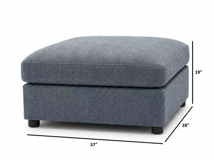 Ottoman With Durable Upholstery For Versatile Use