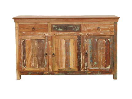 Mankato - 3 Drawer Accent Cabinet With 3 Doors - Wood
