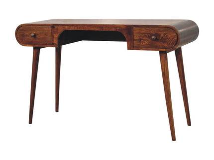 London - Arch Writing Desk - Dark Brown