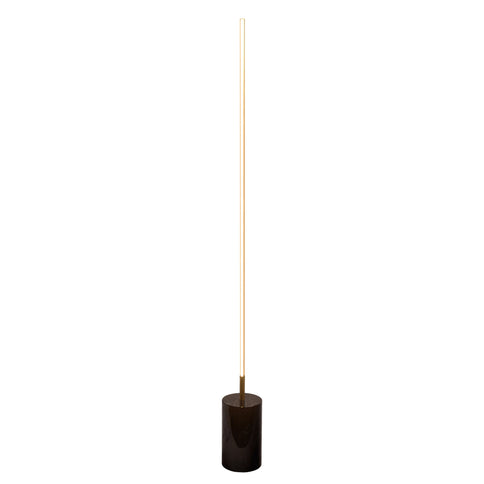 Prism - LED Floor Lamp With On / Off Switch Base - Gold / Marble