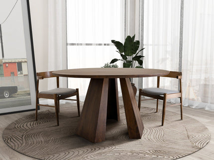 Bolton - Round Dining Table - Walnut