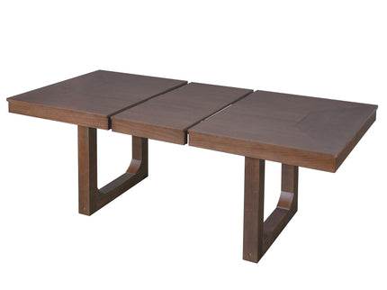 Extendable Dining Set, Farmhouse Extendable Table With Upholstered Chairs