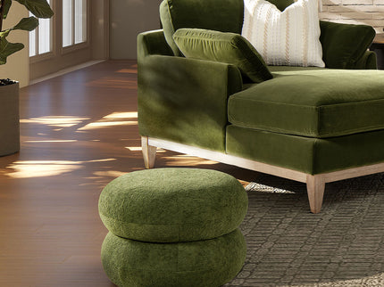Nest - Low Round Upholstered Ottoman