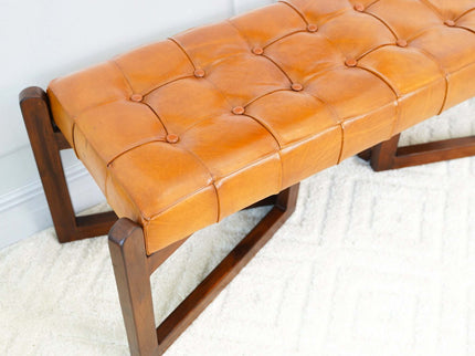 Riley - Bench - Brown / Rustic / Tan
