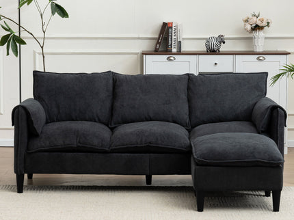 Convertible Combination Sofa With Footstools With Storage