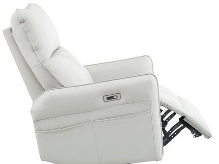 29.92" 270 Power Swivel Rocker Recliner Chair, Electric Glider Reclining Sofa With USB Ports, Power Swivel Glider, Rocking Chair Nursery Recliners For Living Room Bedroom