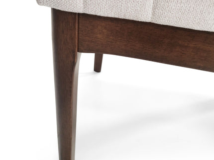 Upholstered Dining Chairs With Rubber Legs (Set of 2)