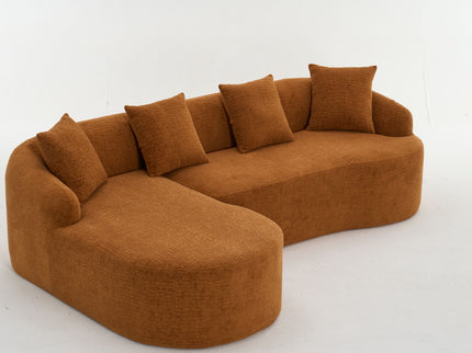 Combined Sofa With 4 Pillows