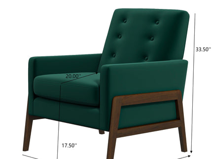 Cole - Solid Wood Lounge Chair