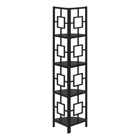 4 Tier Bookshelf, Bookcase, Etagere, Corner, For Office, Contemporary & Modern
