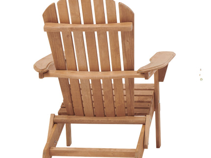 Oversize Outdoor Folding Adirondack Chair, Patio Chair For Garden