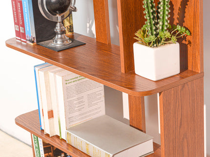 Modern 5 Tier Open Storage Bookcase