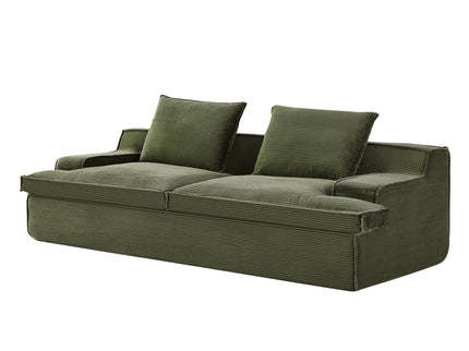 Nimbus - Oversized Full Foam 4 Seater Couch For Living Room Upholstered In Soft, Wide Armrests