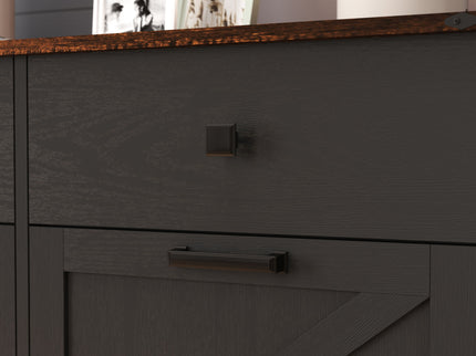 Double Tilt Out Trash Cabinet With Hideaway Drawer And Barn Door Style
