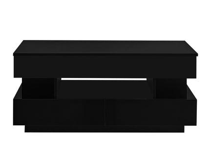 Multi Functional Lift Top Coffee Table With 2 Drawers