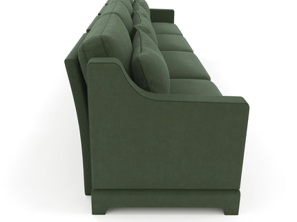 Elegant Sofa With Ergonomic Design And Lumbar Pillows