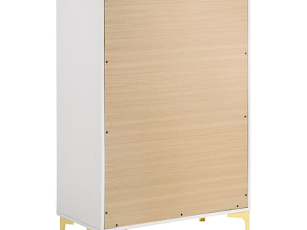 Karena - Rectangular 5 Drawer Chest - White