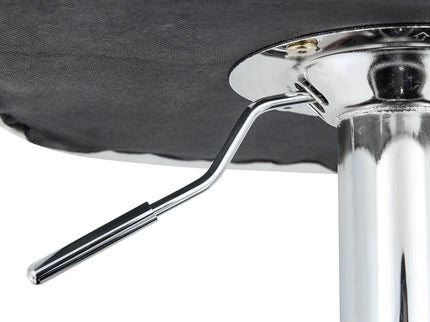 Adjustable Swivel Bar Chair With Ergonomic High Back Design