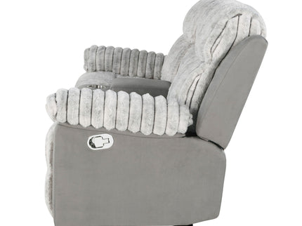 Bruni - Console Reclining Loveseat With Manual Recline
