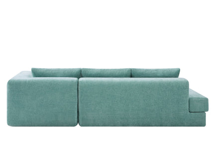L-Shaped Modular Sofa With Double Layer Cushion