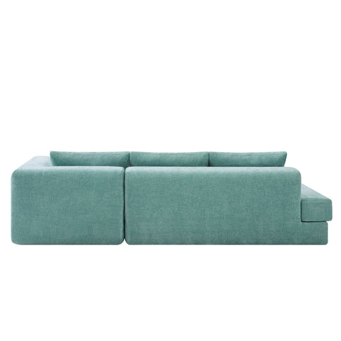 L-Shaped Modular Sofa With Double Layer Cushion