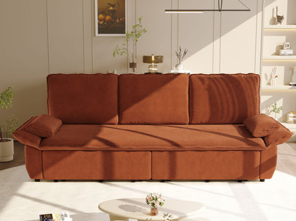 King Size Pull Out Sofa Bed, 3 In 1 Convertible Multifunctional