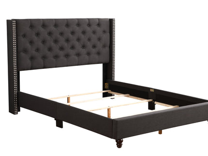 Nailhead Bed Transitional Vibrant