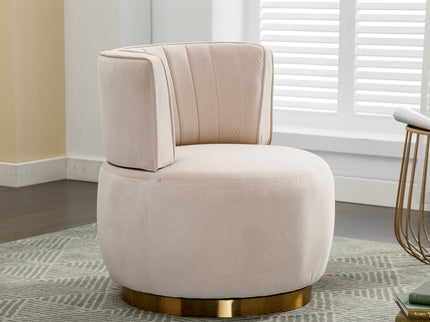 360 Degree Swivel Cuddle Barrel Accent Sofa Chair