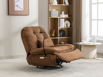 Power Recliner Swivel Glider USB Charger With tooth Music Player, Sleep, Working, Game And Leisure