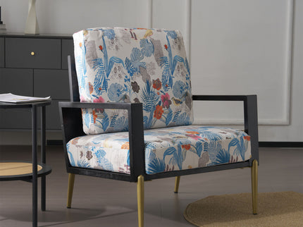 Modern Armchair With Solid Wood Frame