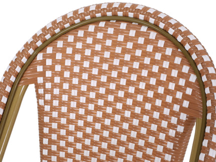 Outdoor Pe Rattan French Barstool Set