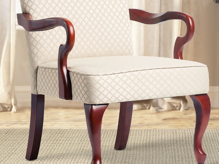 Delaney - Elegant Gooseneck Arm Chair With High Back