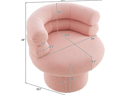 Round Swivel Accent Chair For Living Room