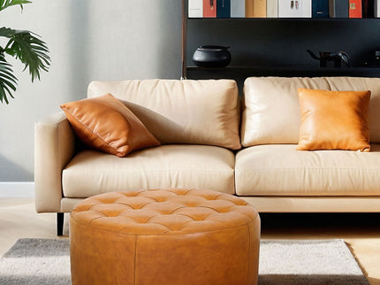 Seletar - Ottoman - Light Tan
