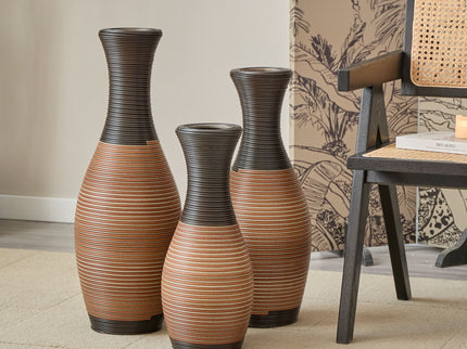 Designer Floor Vases, Large Vases For Home Decor Flooring (Set of 3)