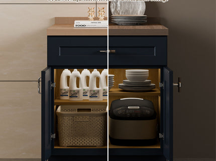 Shaker Base Cabinet With Soft-Close Hinges, Adjustable Shelf
