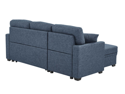 Upholstered Sectional & Pull Out Bed And Chaise Storage